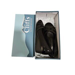 Cliffs by White Moutain | Black Wedge Pumps in Box | Size 7
